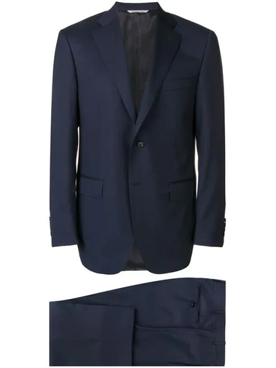 Canali Klassischer Anzug - Blau In Blue