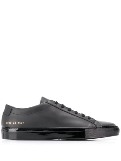 Common Projects Black Nubuck 'achilles' Sneakers