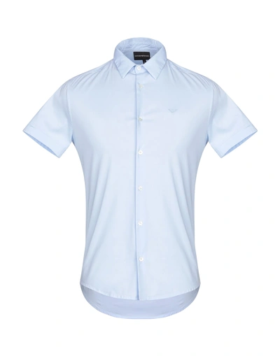 Emporio Armani Shirts In Blue