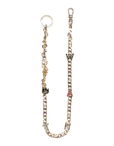 Maria Francesca Pepe Key Ring In Gold