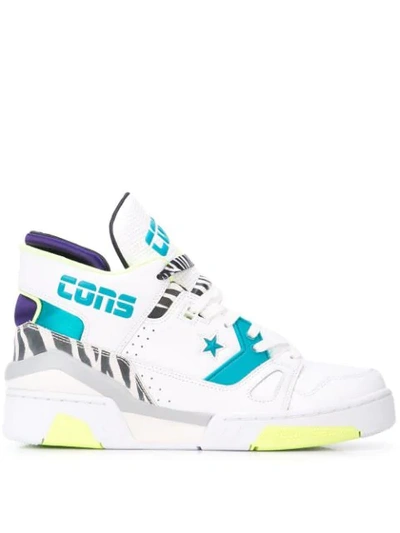 Converse Erx 260 Zebra High Top Sneakers In White