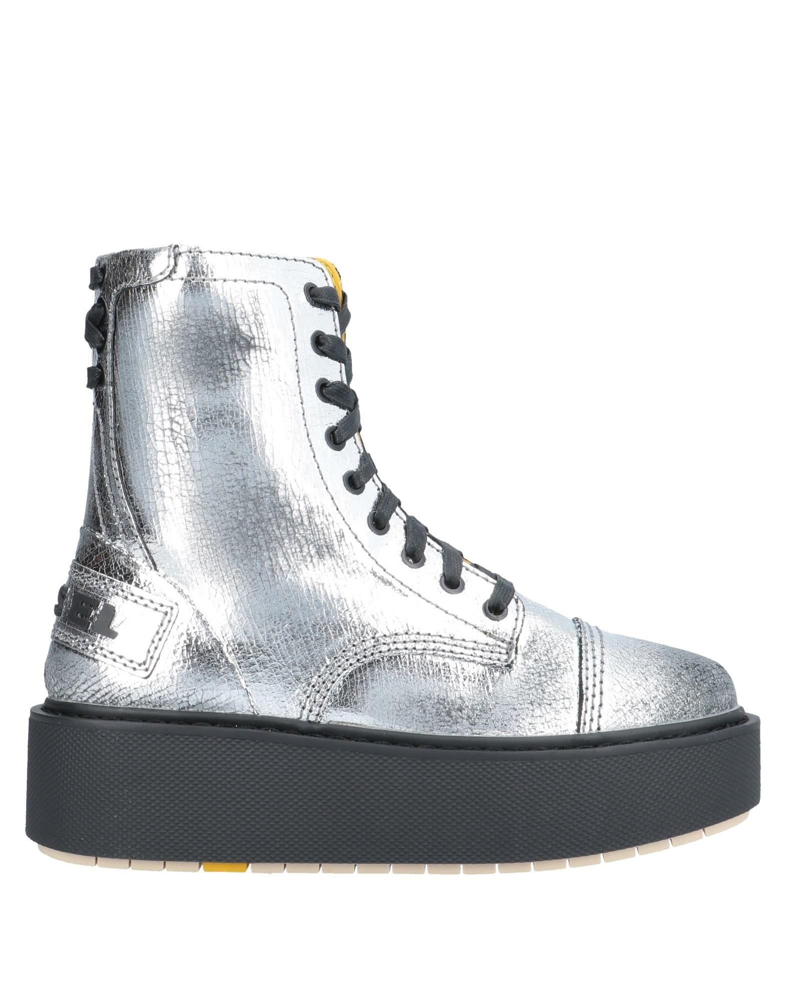 diesel silver boots