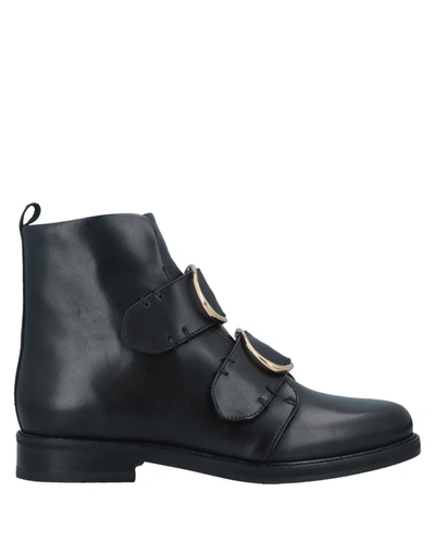 Maje Ankle Boots In Black