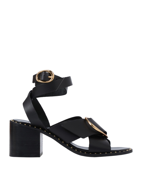 Maje Sandals In Black | ModeSens