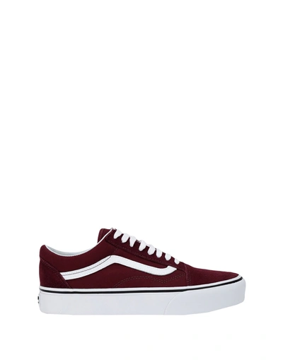 Vans Sneakers In Red