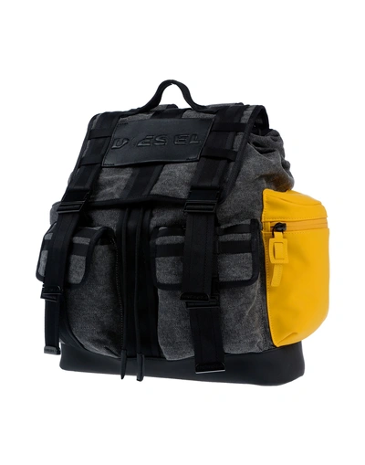 Diesel Backpack & Fanny Pack In Black