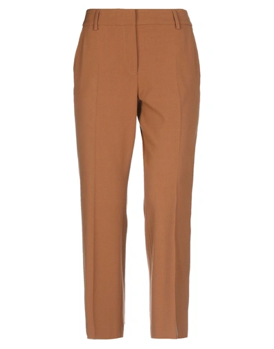 True Royal Casual Pants In Camel