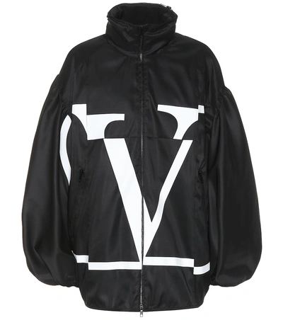 Valentino Vlogo Technical Jacket In Black