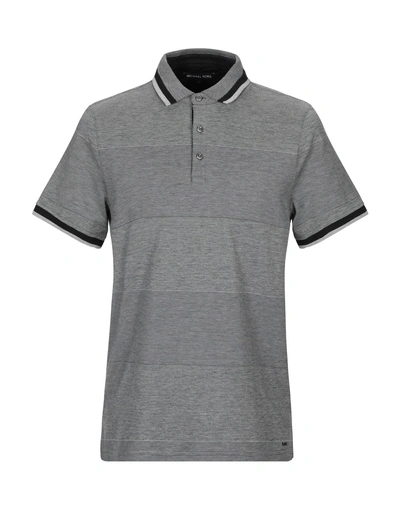 Michael Kors Polo Shirt In Grey
