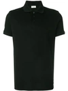 Saint Laurent Monogram Polo Shirt In 1000 Black