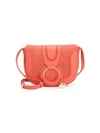 See By Chloé Hana Leather & Suede Saddle Bag In Wooden Pink