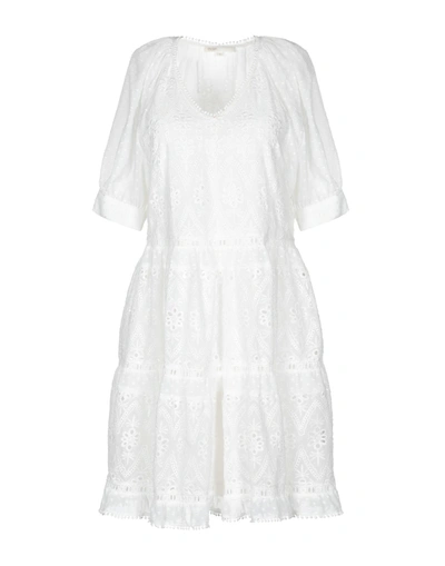 Maje Short Dress In White