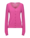 Liu •jo Cardigan In Fuchsia