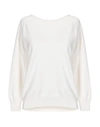 Maje Sweaters In Ivory
