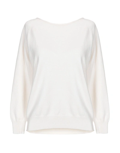 Maje Sweaters In Ivory