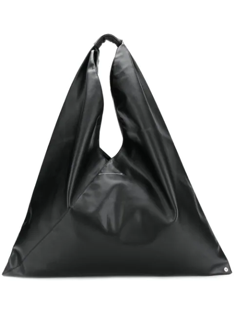Mm6 Maison Margiela Triangle Tote Bag In Black | ModeSens