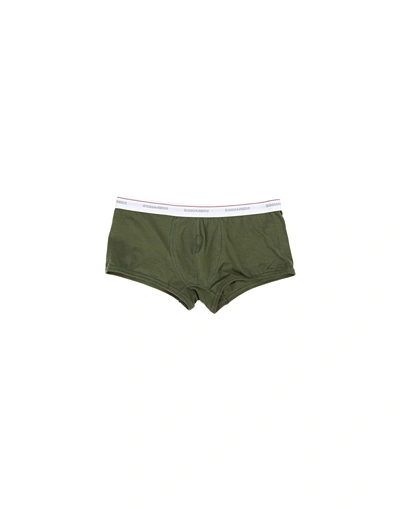 Dsquared2 Boxer In Dark Green