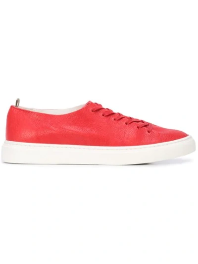 Officine Creative Lace-up Sneakers In Red