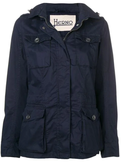 Herno Blue Lightweight Jacket