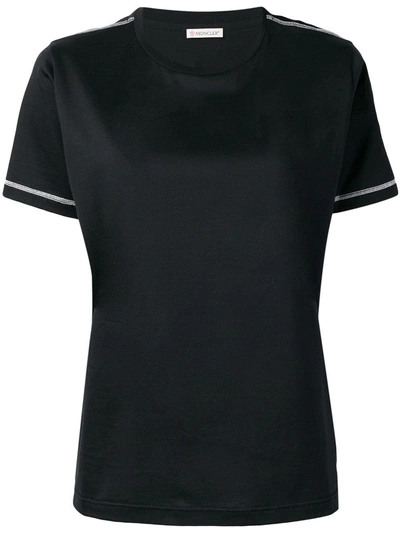 Moncler Round Neck T-shirt - Black