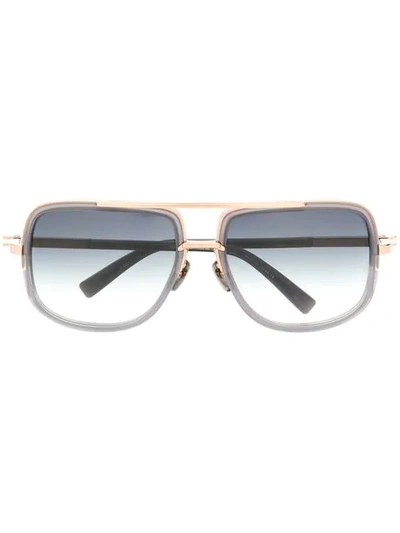 Dita Eyewear Square Sunglasses In Grey