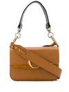 Chloé C Shoulder Bag In Brown