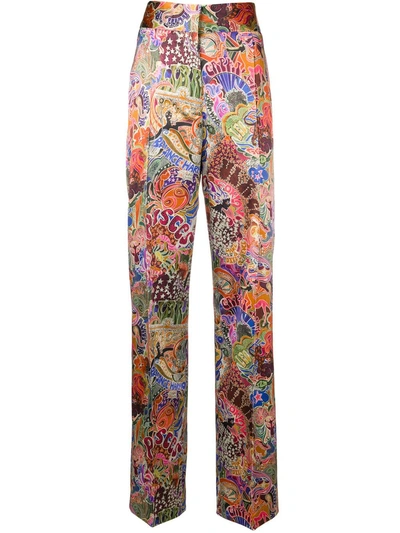 Tommy Hilfiger Tommy X Zendaya Zodiac Print Trousers - Brown | ModeSens