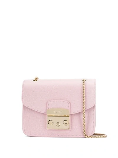 Furla Mini Metropolis Crossbody Bag In Pink