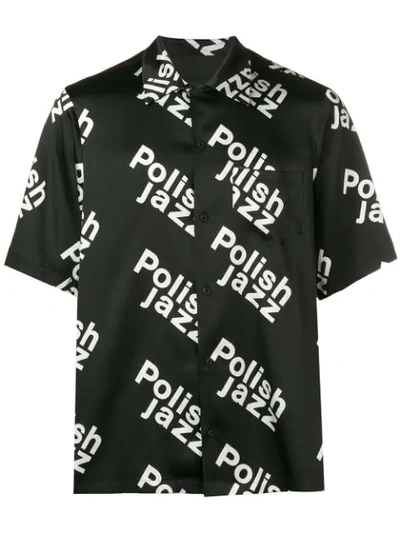 Misbhv Polish Jazz Shirt In Black