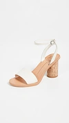 Dolce Vita Jali Block Heel Sandals In Ivory