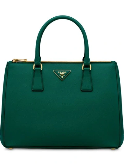 Prada Galleria Bag In Green