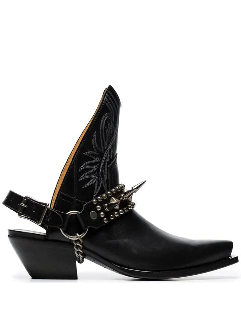 r13 ankle harness half platform boot