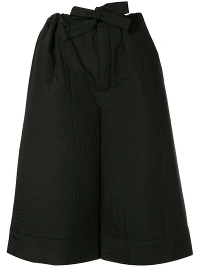 Nehera Poum Statement Padded Culottes In Black