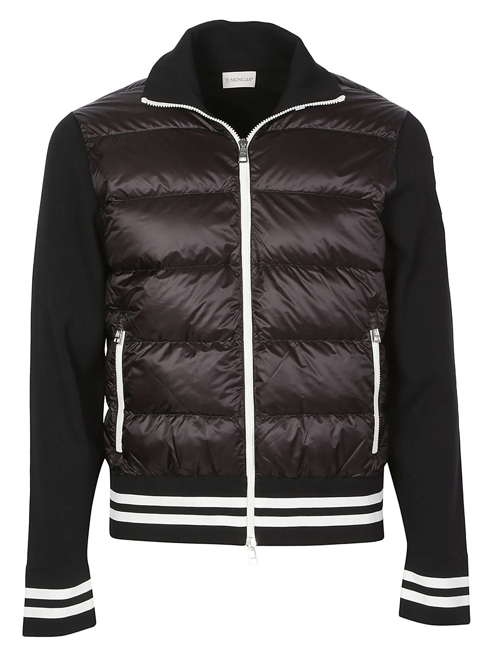 moncler padded knit jacket