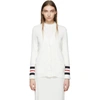 Thom Browne Trompe L'oeil Pleat Pullover In 100 White