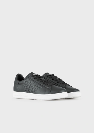 Emporio Armani Sneakers - Item 11623714 In Black