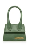 Jacquemus Le Chiquito Mini Leather Bag In Green
