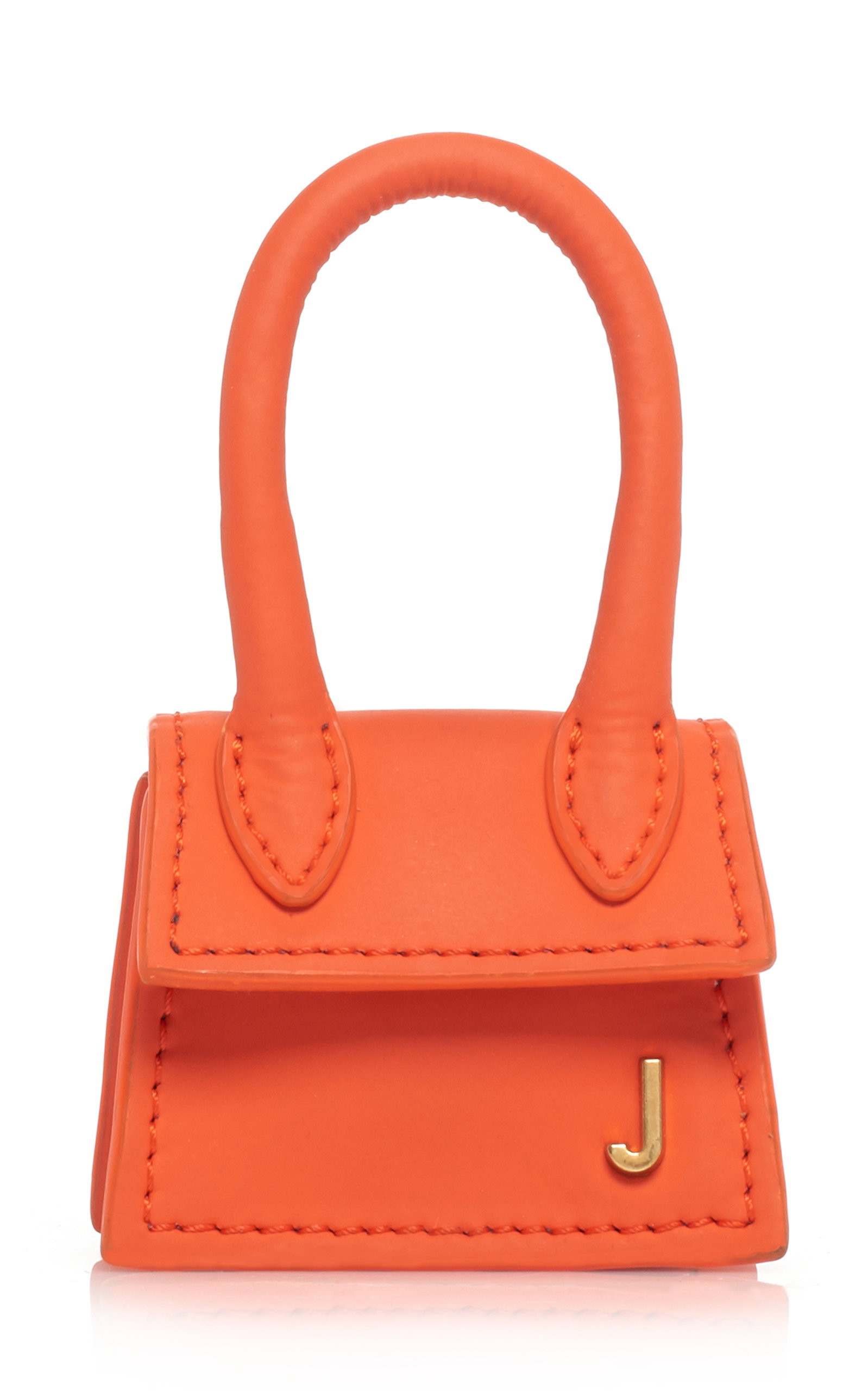 Jacquemus Le Petit Chiquito Mini Leather Bag In Orange | ModeSens