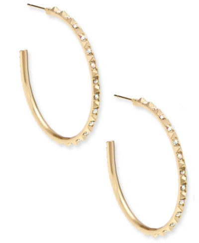 Kendra Scott Veronica 14ct Gold-plated Hoop Earrings In Multi