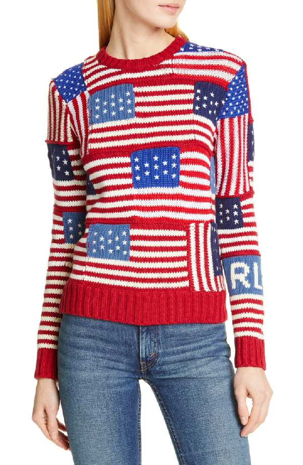 polo ralph lauren patchwork fleece jogger