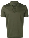 Z Zegna Chest Logo Polo Shirt In Green