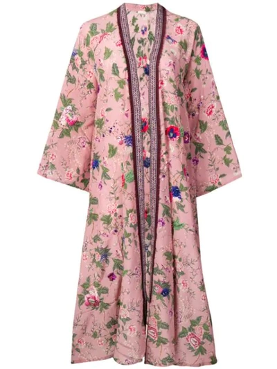 Anjuna Dressing Gownrta Kimono In Pink