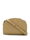 Apc Double Zip Cross Body Bag In Neutrals