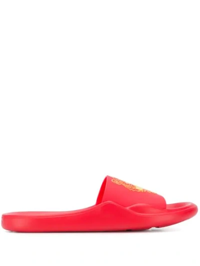 Kenzo Logo Slides In Red