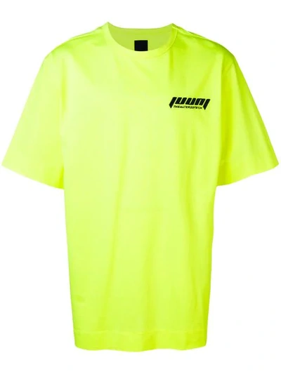 Juunj Altered Tech T-shirt In Yellow