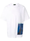 Dsquared2 Printed Patch T-shirt In White