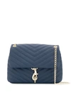Rebecca Minkoff Edie Cross Body Bag In Blue
