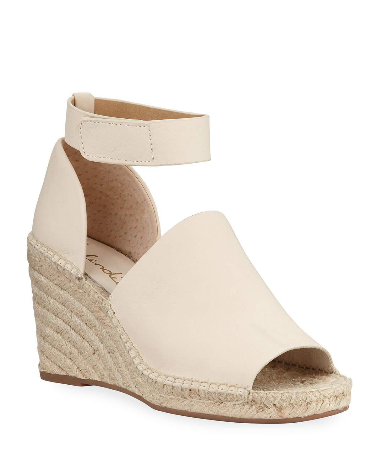Splendid Skylar Leather AnkleStrap Espadrilles In Cream ModeSens