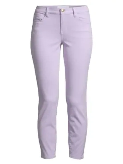 Current Elliott The Stiletto Crop Skinny Jeans In Orchid Petal