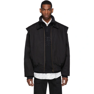 Balenciaga Black Twin-set Jacket